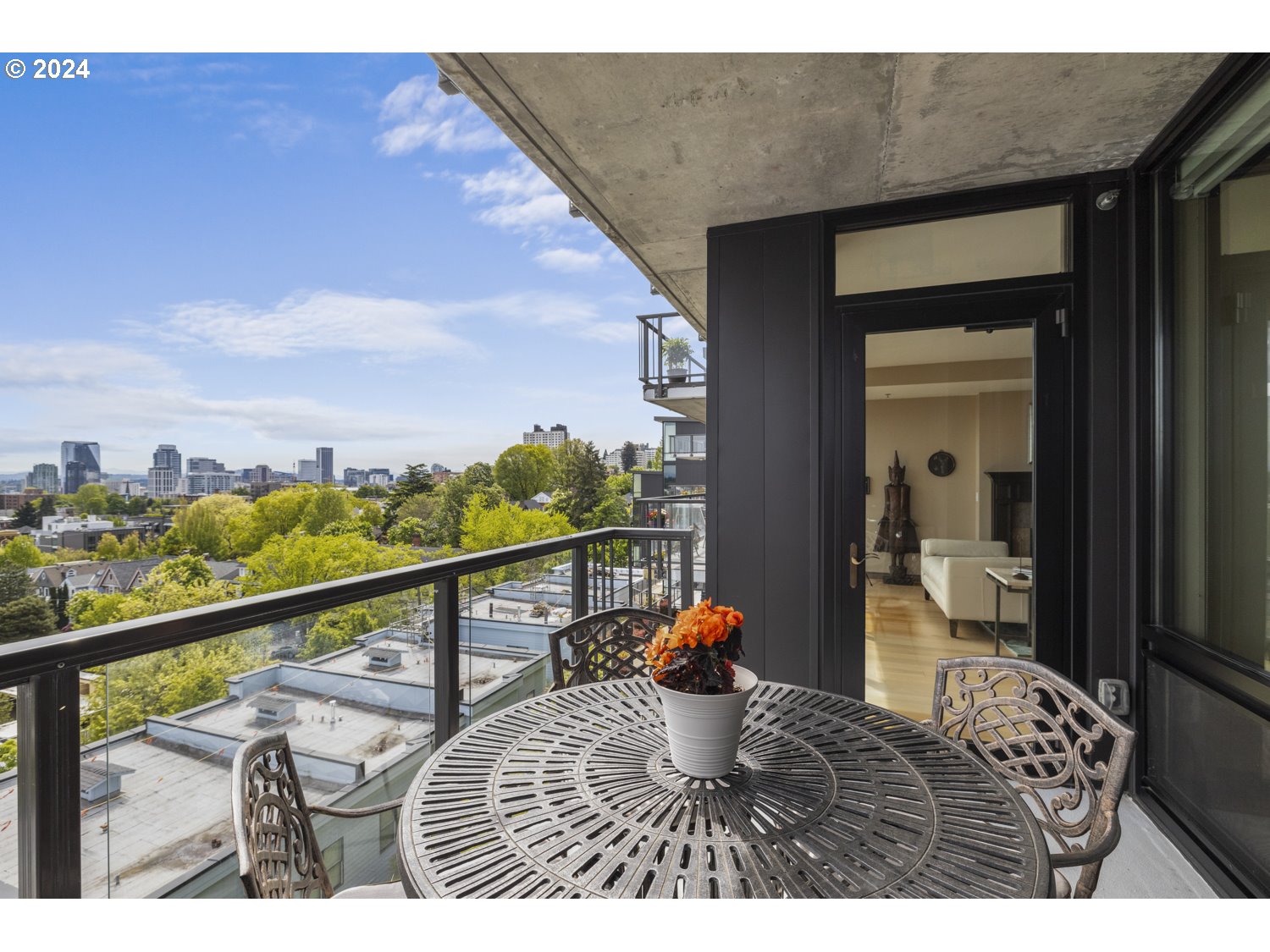 2454 Northwest Westover Road, Unit 405 Portland, OR 97210 - Photo 34 of 37 a view of balcony and furniture