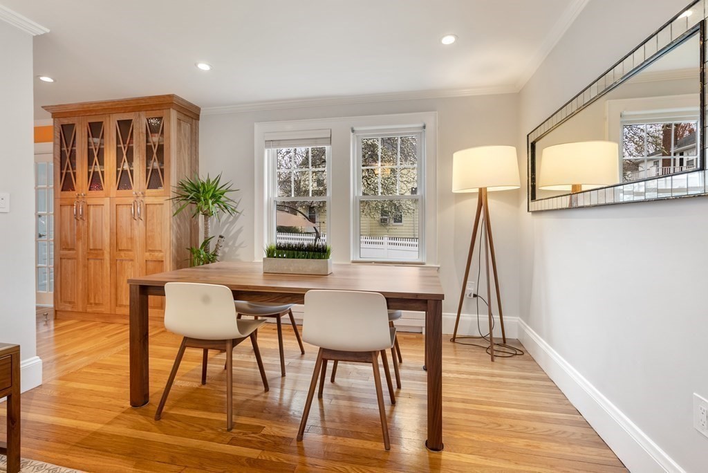 54 Merrill Road Watertown, MA 02472 - Photo 19 of 36 a view of a livingroom with furniture window and wooden floor