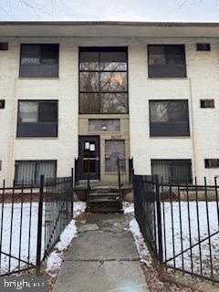 a view of a entryway of the house