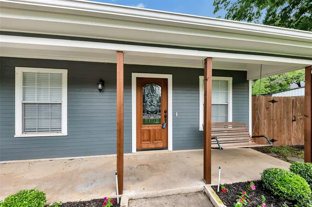 a view of a house front door