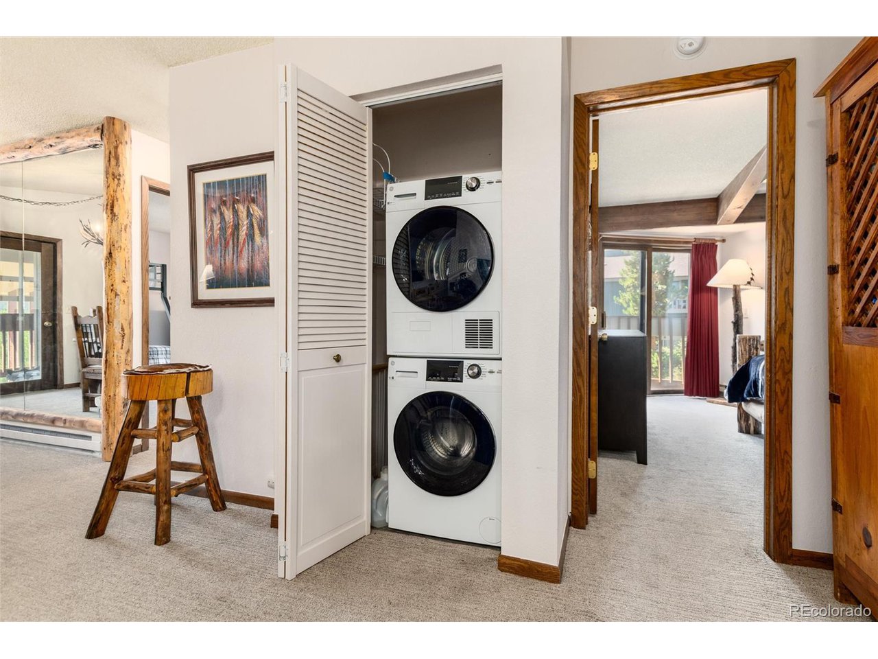 490 Kings Crossing Road, Unit 631 Winter Park, CO 80482 - Photo 21 of 43 a view of living room washer and dryer
