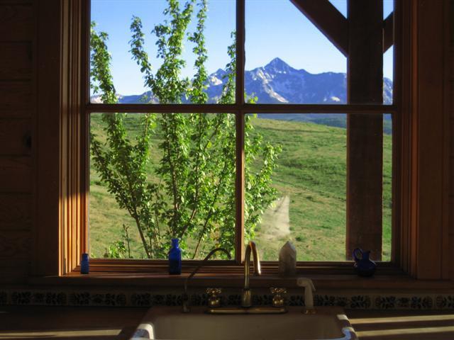 kitchen sink view