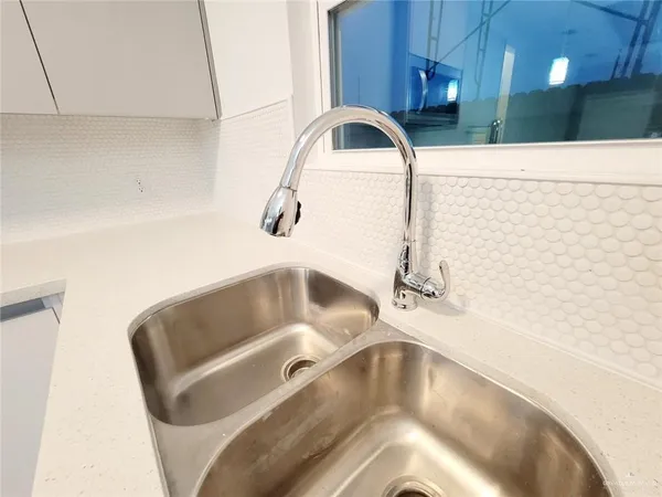 a close view of sink