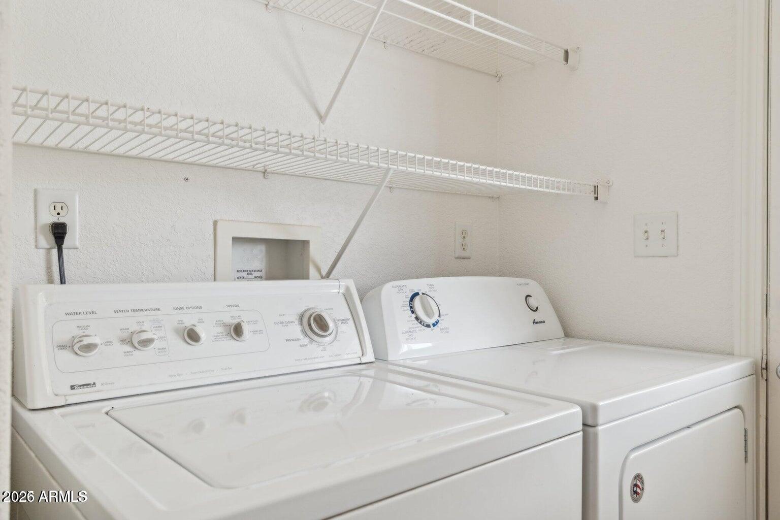 16101 North El Mirage Road, Unit 327 El Mirage, AZ 85335 - Photo 18 of 19 a utility room with dryer and washer