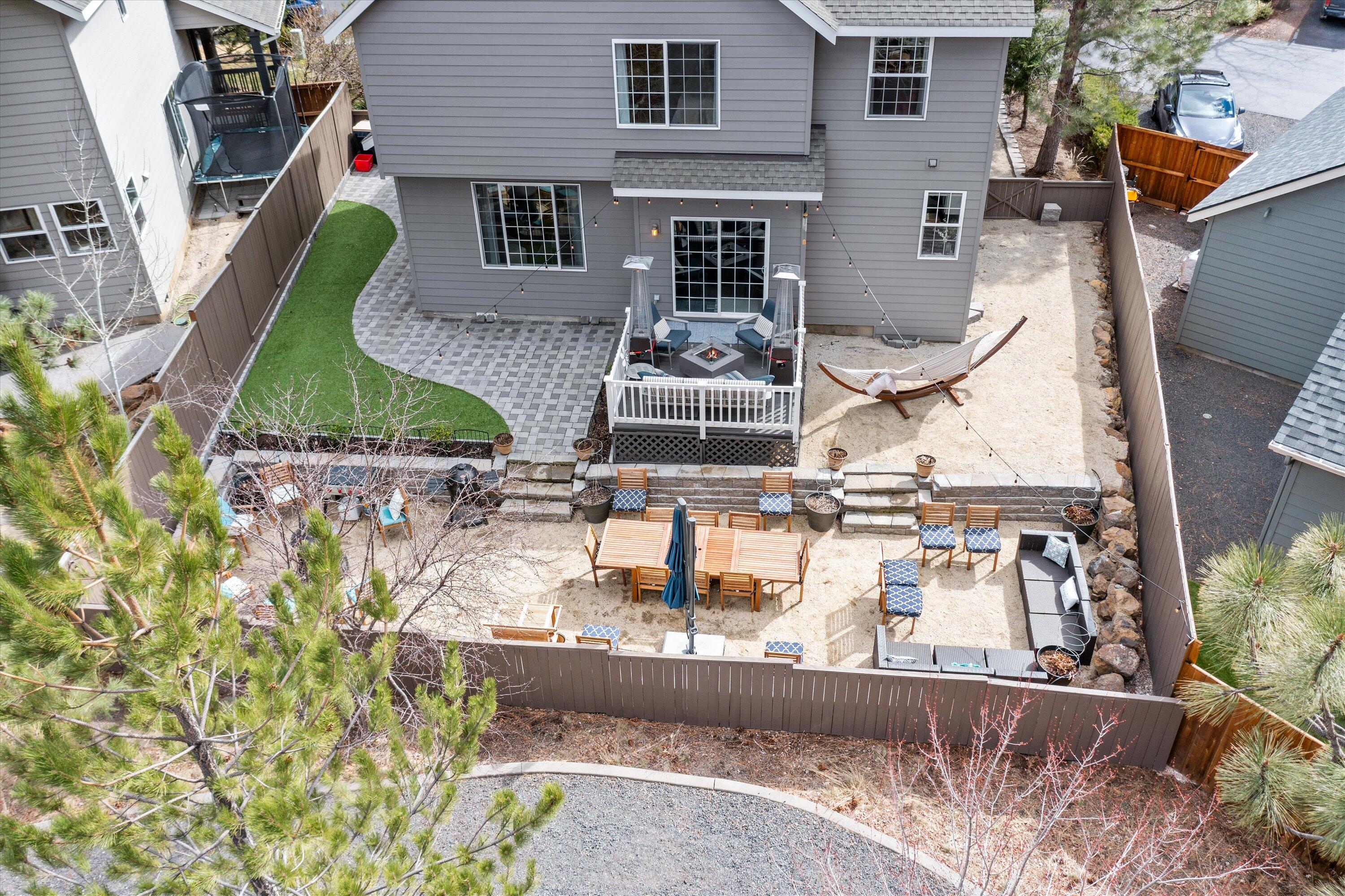 61269 Southwest Brookside Loop Bend, OR 97702 - Photo 4 of 46 Fully fenced and completely renovated backyard
is perfect for entertaining.