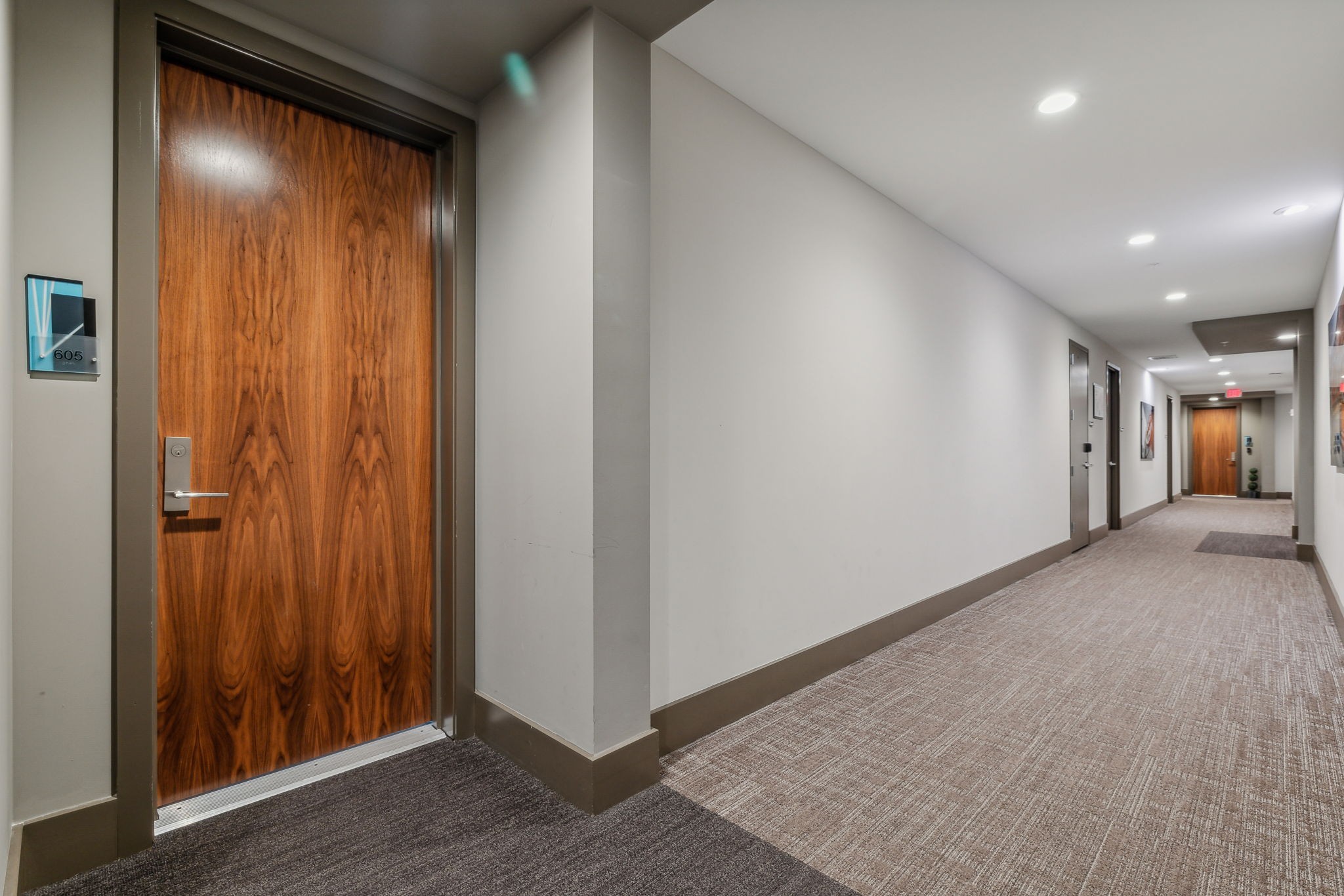 20 Rutledge Street, Unit 605 Nashville, TN 37210 - Photo 31 of 63 Hallways are wide and quiet.