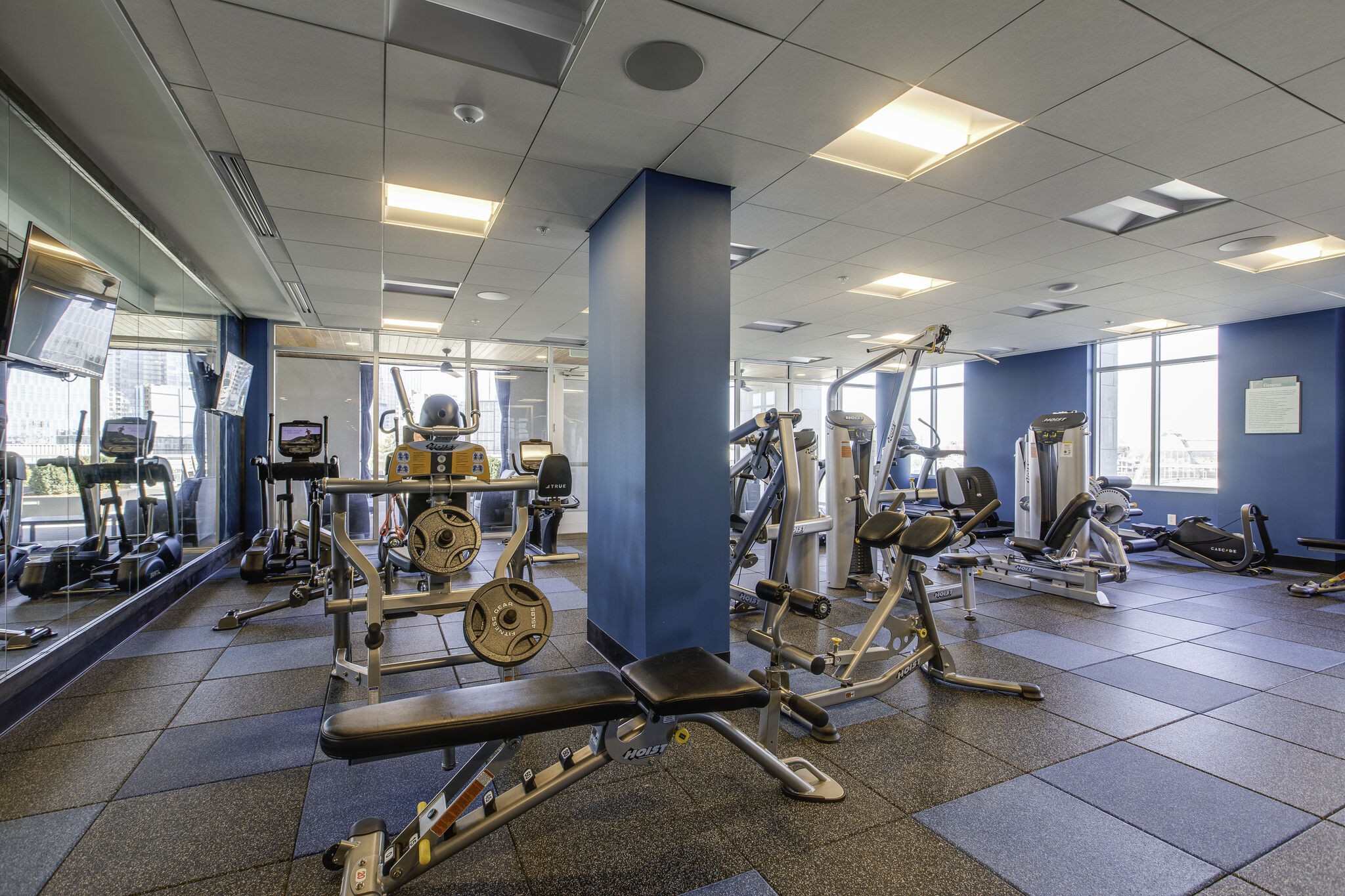 20 Rutledge Street, Unit 605 Nashville, TN 37210 - Photo 52 of 63 The workout room provides many useful machines to keep you fit.