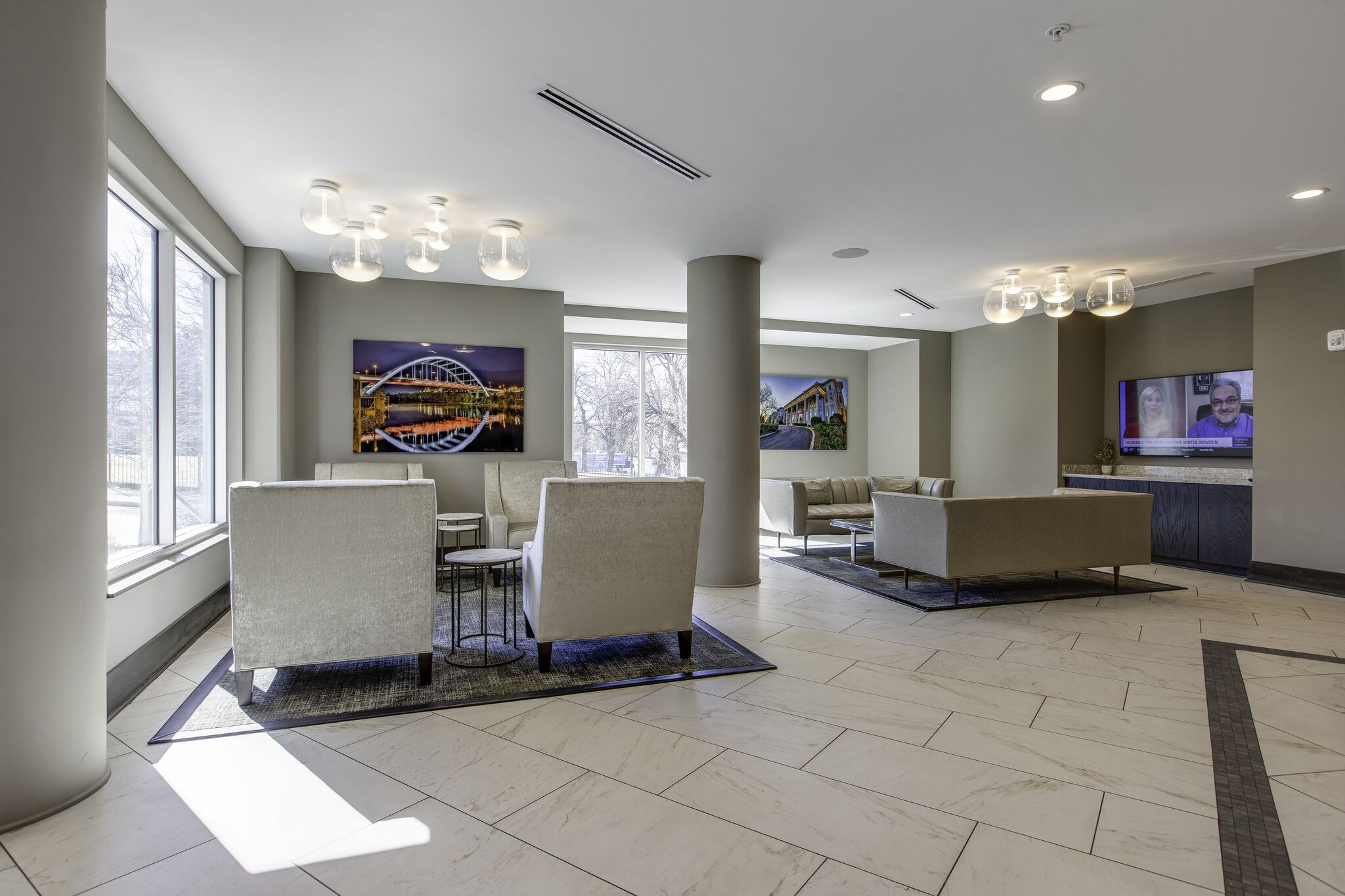20 Rutledge Street, Unit 605 Nashville, TN 37210 - Photo 55 of 63 The front lobby of City Lights.