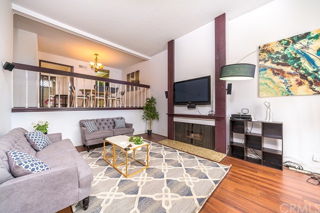 Spacious High Ceiling Living Room