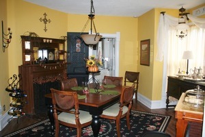 401 South Malta Road Malta, IL 60150 - Photo 6 of 25 a view of a dining room with furniture and chandelier