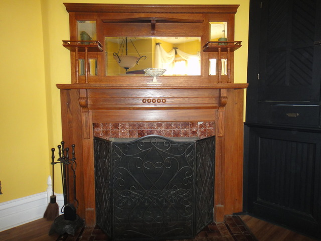 401 South Malta Road Malta, IL 60150 - Photo 7 of 25 a close view of a fireplace in the room
