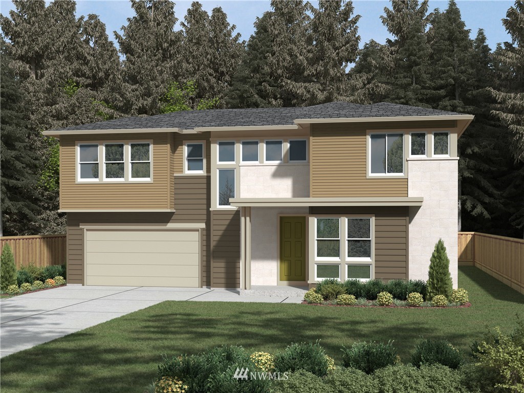 3530 178th Place Southeast, Unit 3013 Bothell, WA 98012 - Photo 1 of 11 a front view of a house with a garden