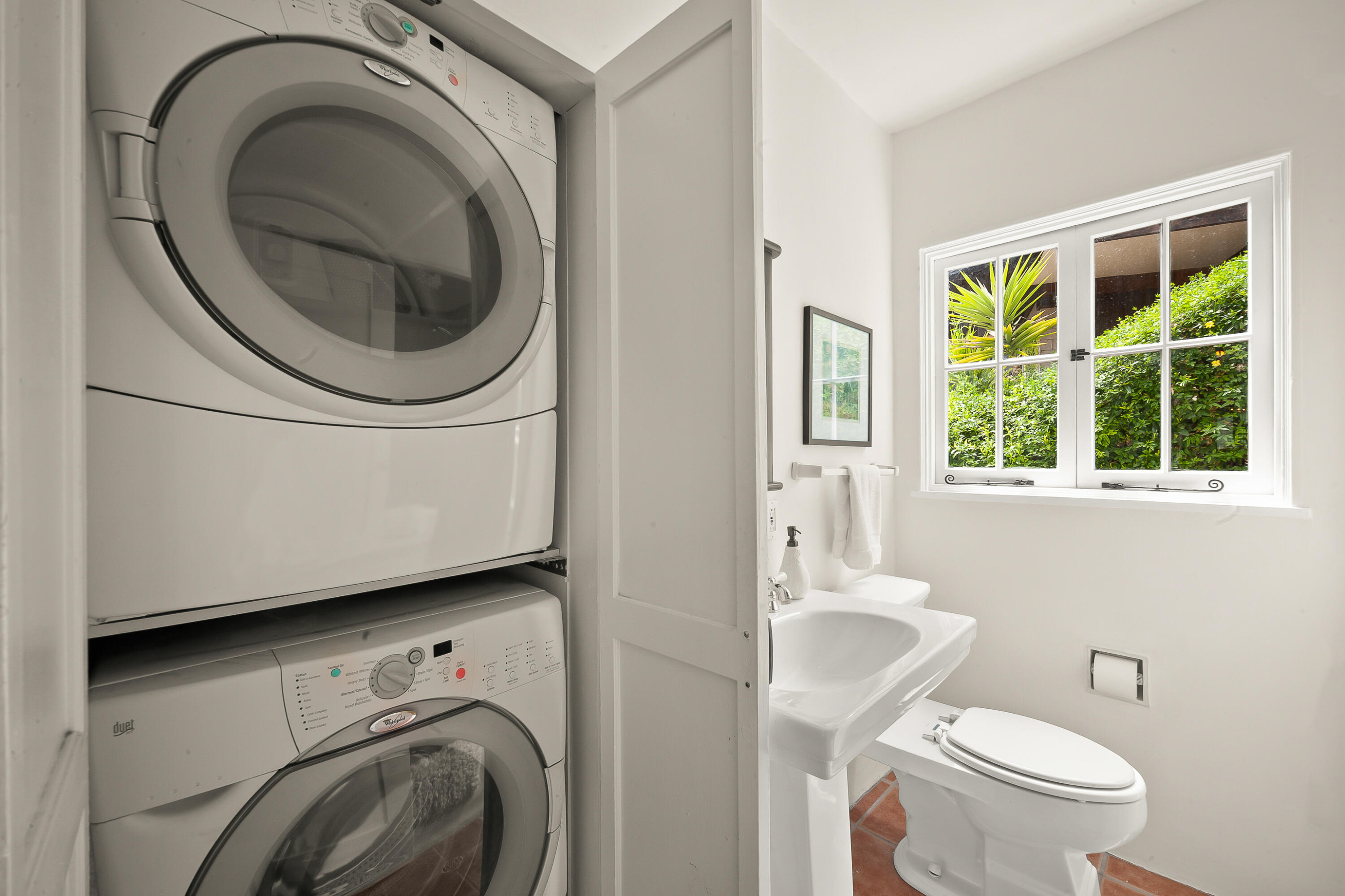 870 Windsor Way Santa Barbara, CA 93105 - Photo 45 of 59 a utility room with dryer and washer