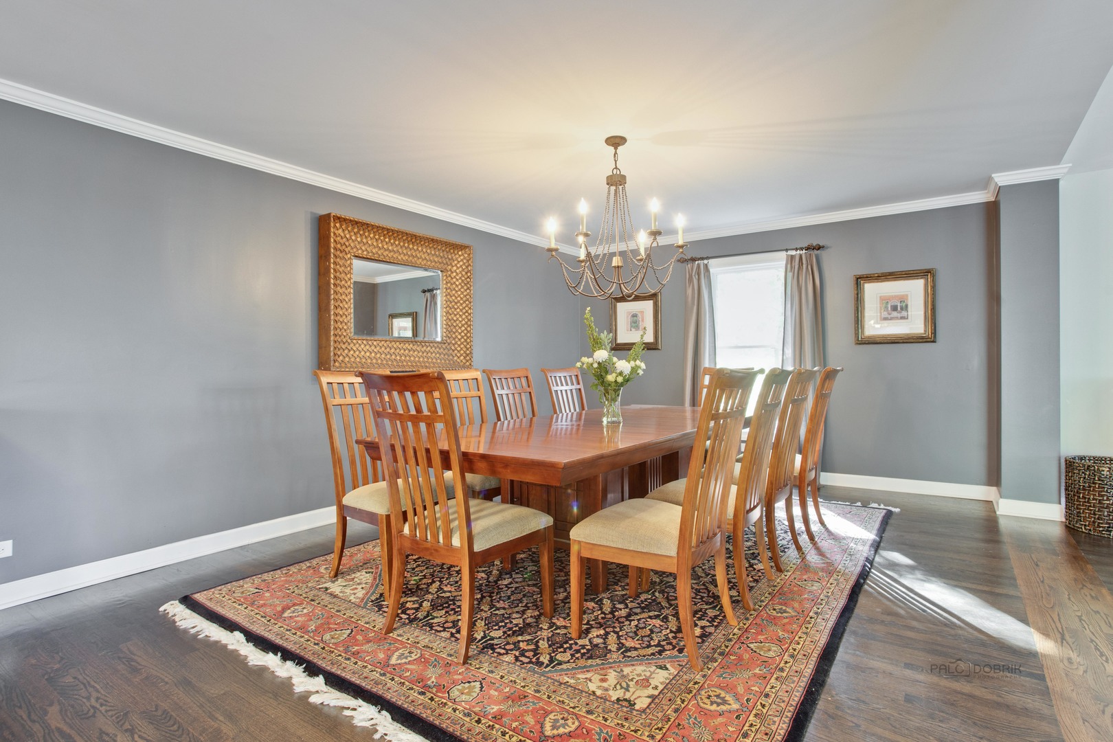 20890 West Exeter Road Kildeer, IL 60047 - Photo 16 of 62 a view of a dining room with furniture and chandelier
