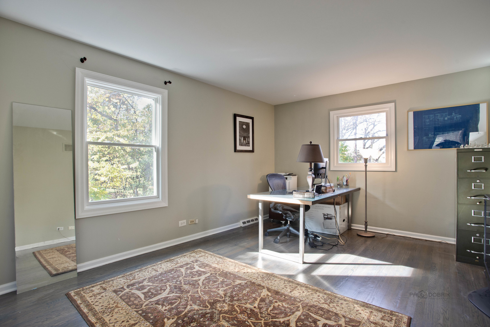 20890 West Exeter Road Kildeer, IL 60047 - Photo 39 of 62 a workspace with furniture window and wooden floor