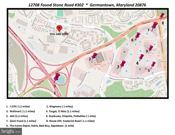 $385,000 | 12708 Found Stone Road, Unit 3302, Germantown, MD 20876
