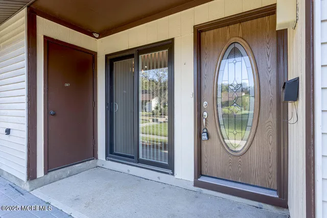 a view of a livingroom with furniture and window