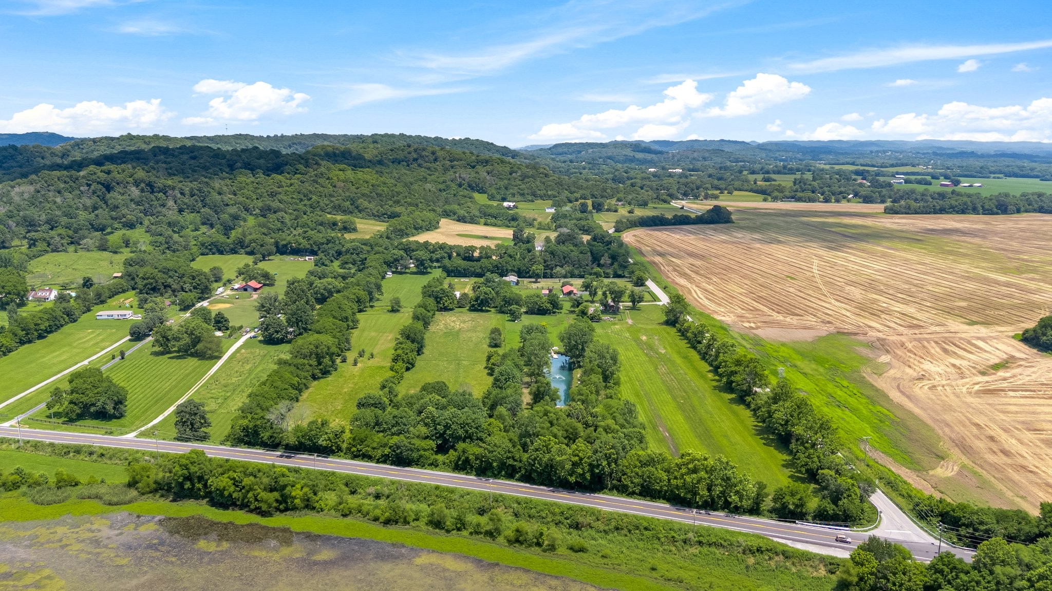 1586 Coleman Road Franklin, TN 37064 - Photo 51 of 73 a view of lake with green space