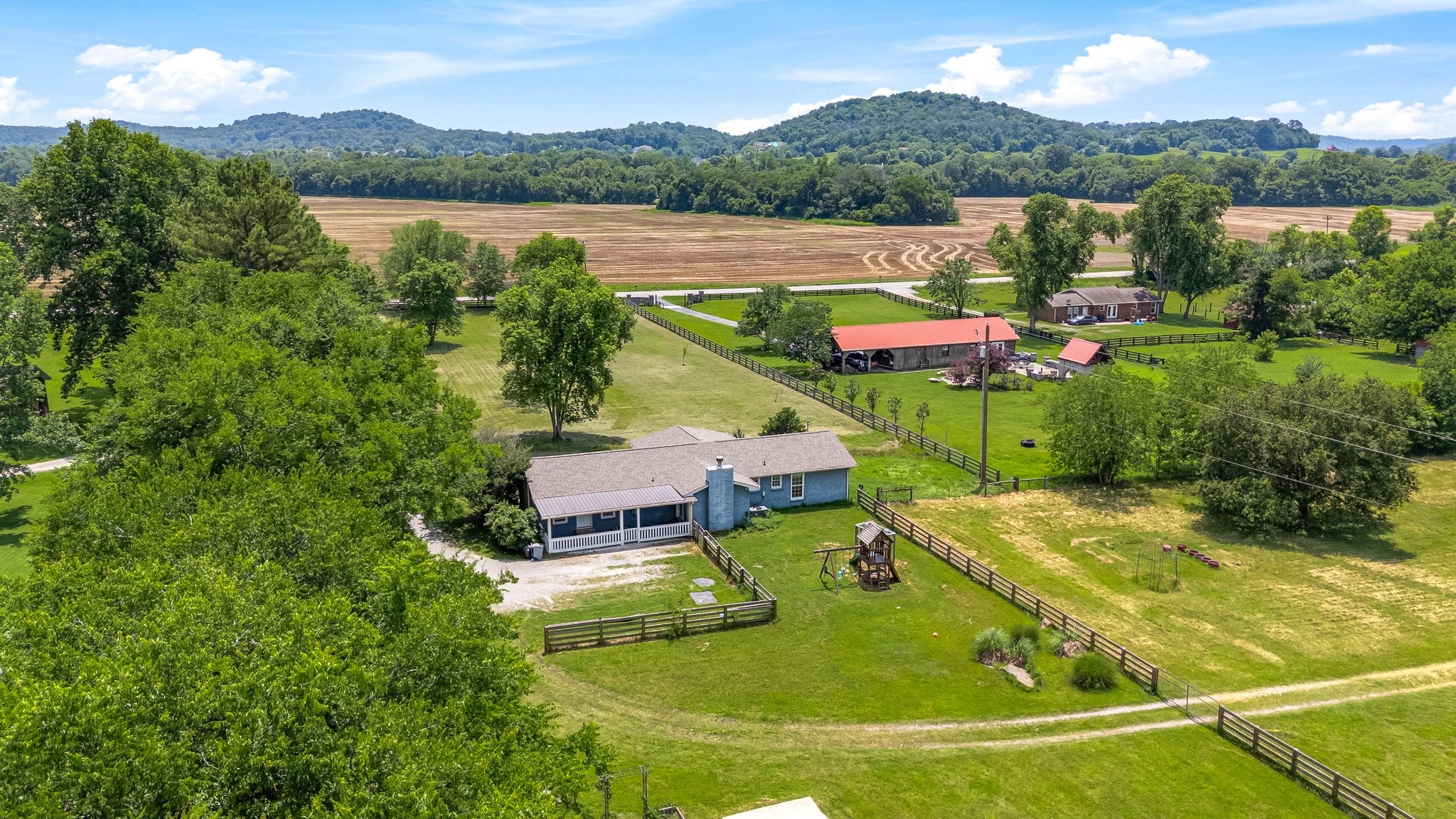 1586 Coleman Road Franklin, TN 37064 - Photo 58 of 73 a view of a lake with a mountain in the background