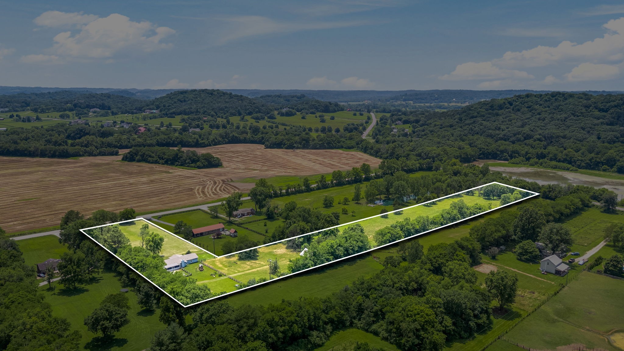 1586 Coleman Road Franklin, TN 37064 - Photo 72 of 73 an aerial view of a house