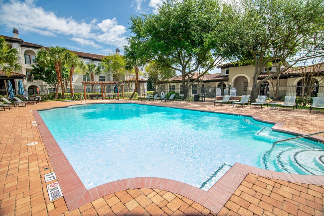 2840 Shadowbriar Drive, Unit B3 Houston, TX 77077 - Photo 1 of 22 a front view of a house with swimming pool