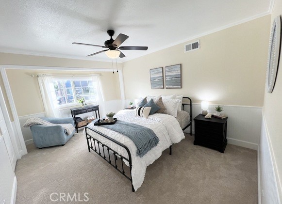 21104 Rosedell Drive Saugus, CA 91350 - Photo 16 of 33 Spacious Primary bedroom with abundant light and a sitting area with en suite and walk-in closet access