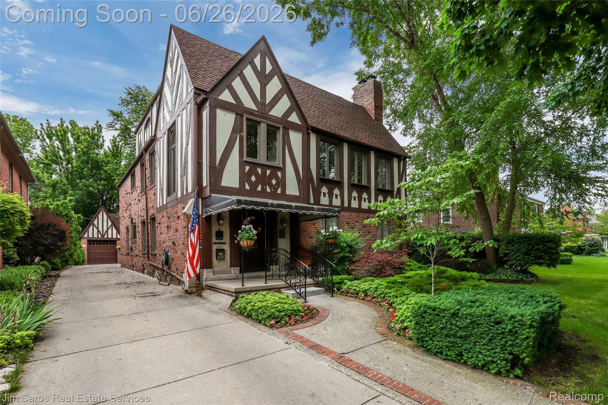 764 Harcourt Road Grosse Pointe, MI 48230 - Photo 1 of 42 Tudor-style residence featuring brick and half-timbered exterior detailing
