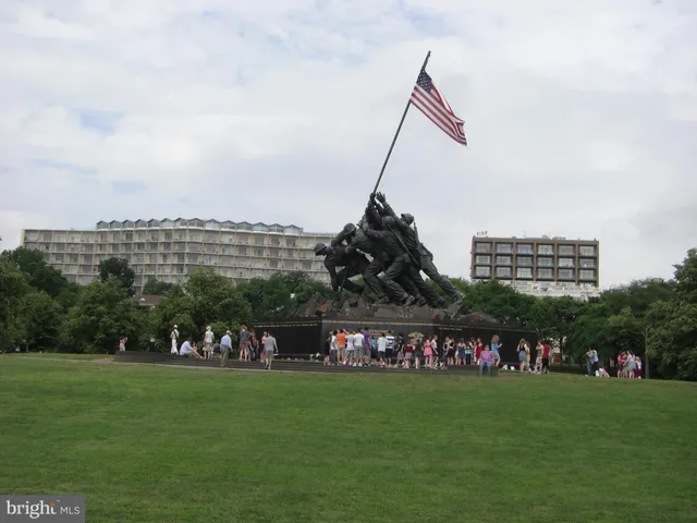 a front view of a building