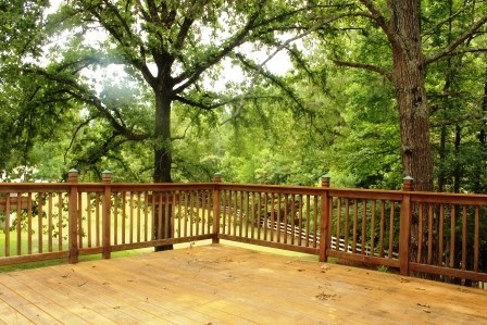 1011 Lee King Road Forsyth, GA 31029 - Photo 12 of 26 a view of balcony with wooden floor and fence