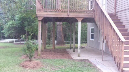 1011 Lee King Road Forsyth, GA 31029 - Photo 24 of 26 a backyard of a house with seating space