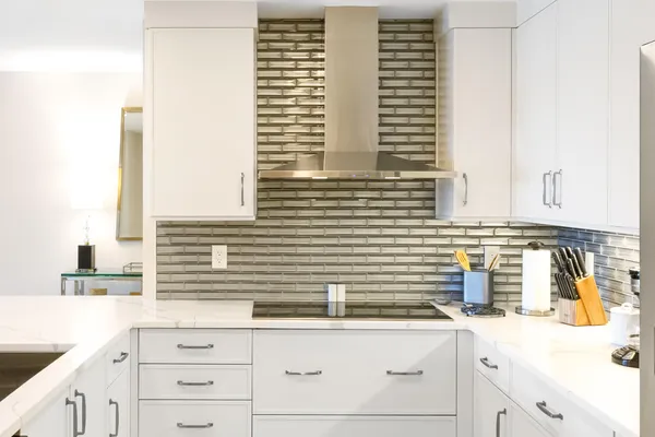 a kitchen with a sink and a window