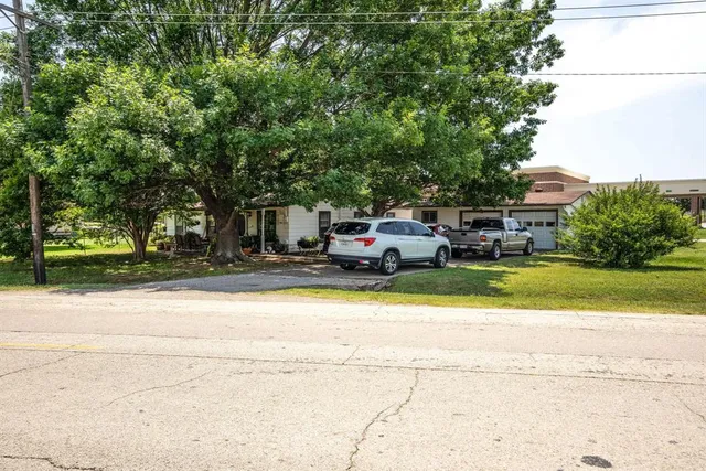 a view of a golf course