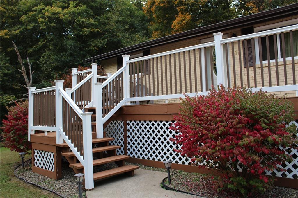 240 State Line Road Burgettstown, PA 15021 - Photo 23 of 42 a side view of a house with a deck