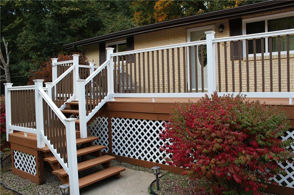 240 State Line Road Burgettstown, PA 15021 - Photo 24 of 42 a view of a house with a deck