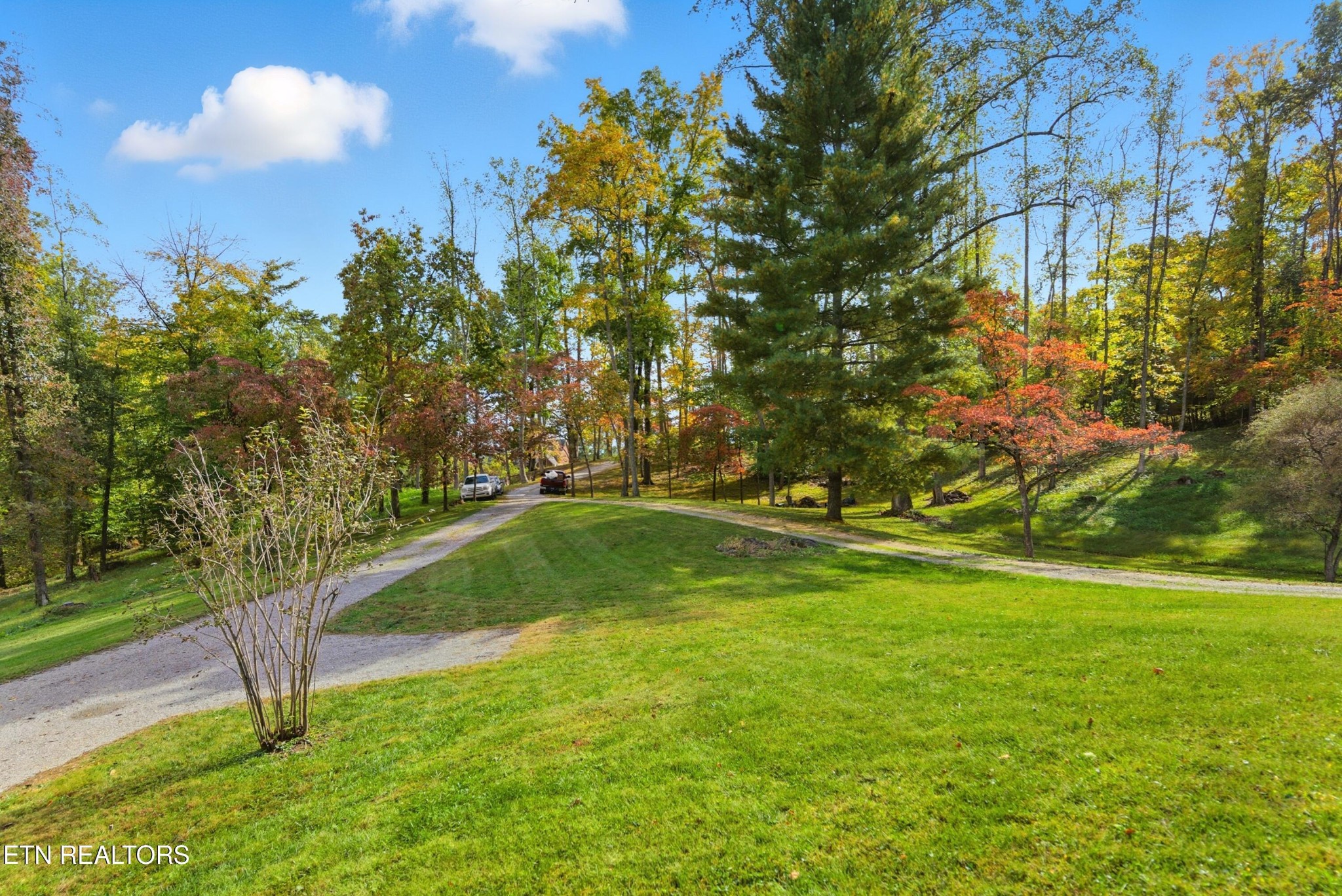 122 Fox Hunter Road Maynardville, TN 37807 - Photo 55 of 60 a view of a golf course with a lake