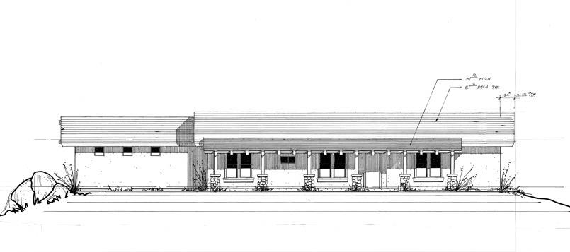 4 Powder Horn Way Coarsegold, CA 93614 - Photo 3 of 23 Elevation drawing approved by YLOA ECC per seller