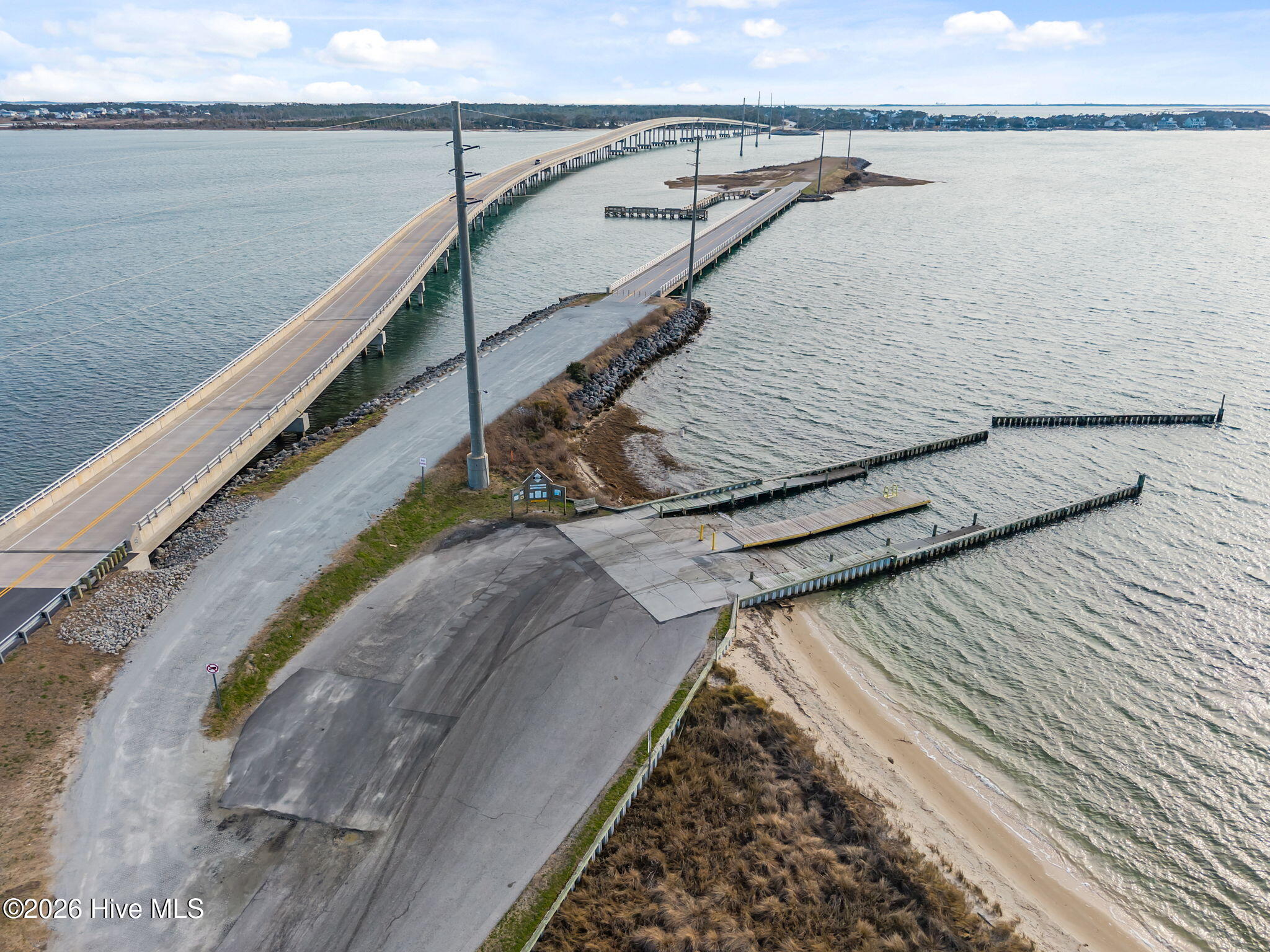 506 Island Road Harkers Island, NC 28531 - Photo 21 of 33 Public Fishing Pier