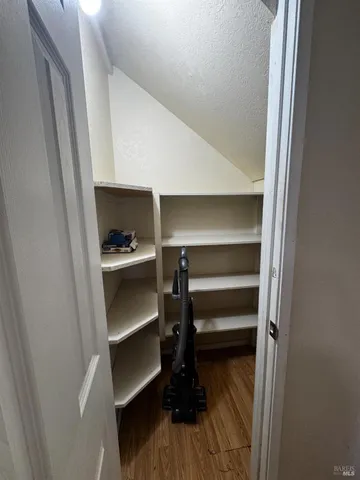 a view of walk in closet