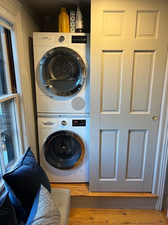 32 Buffum Street, Unit 1 Salem, MA 01970 - Photo 11 of 19 a view of a washer and dryer in a utility room