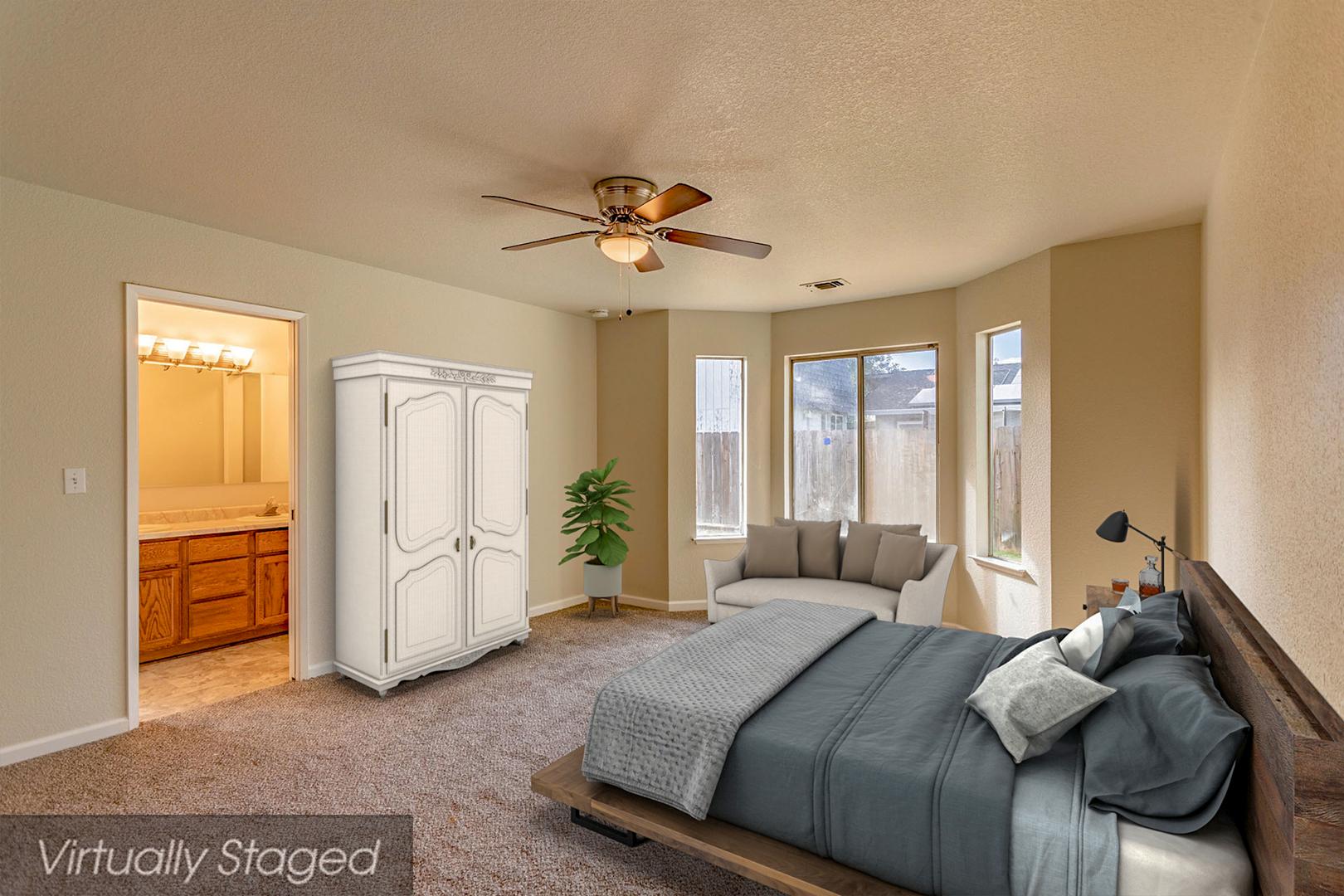 329 Michael Drive Red Bluff, CA 96080 - Photo 4 of 19 28 master bed staged