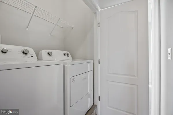 a view of a deck with mountain view