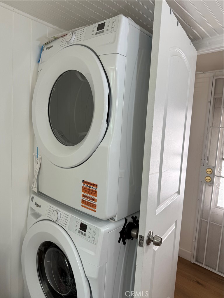 4117 West McFadden Avenue Santa Ana, CA 92704 - Photo 8 of 26 a close up view of a washer and dryer