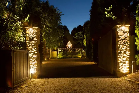 a picture of a park with furniture and a painting