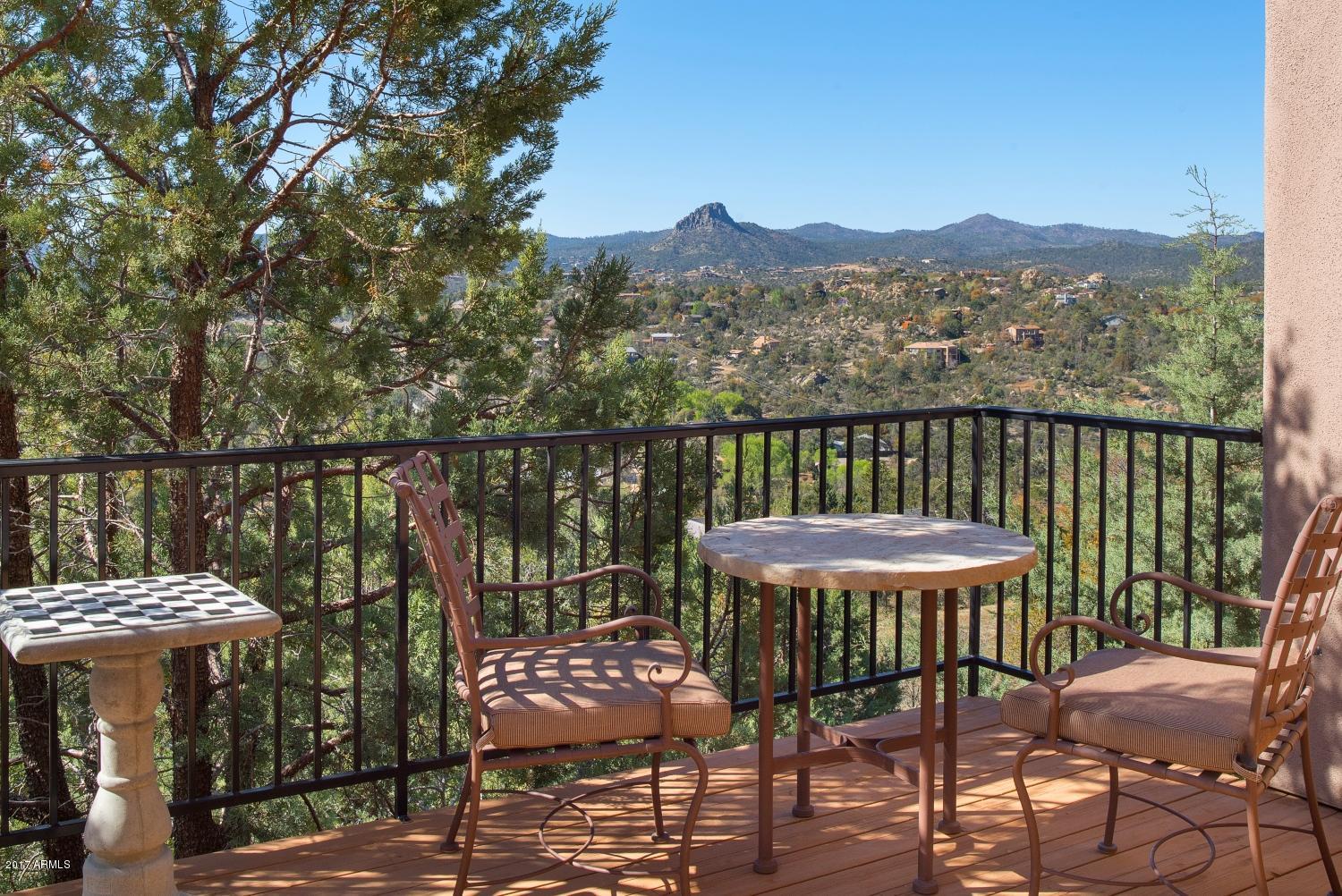 30 Pinnacle Road Prescott, AZ 86305 - Photo 23 of 27 23 - Deck off of Bedroom 2 - 30 Pinnacle
