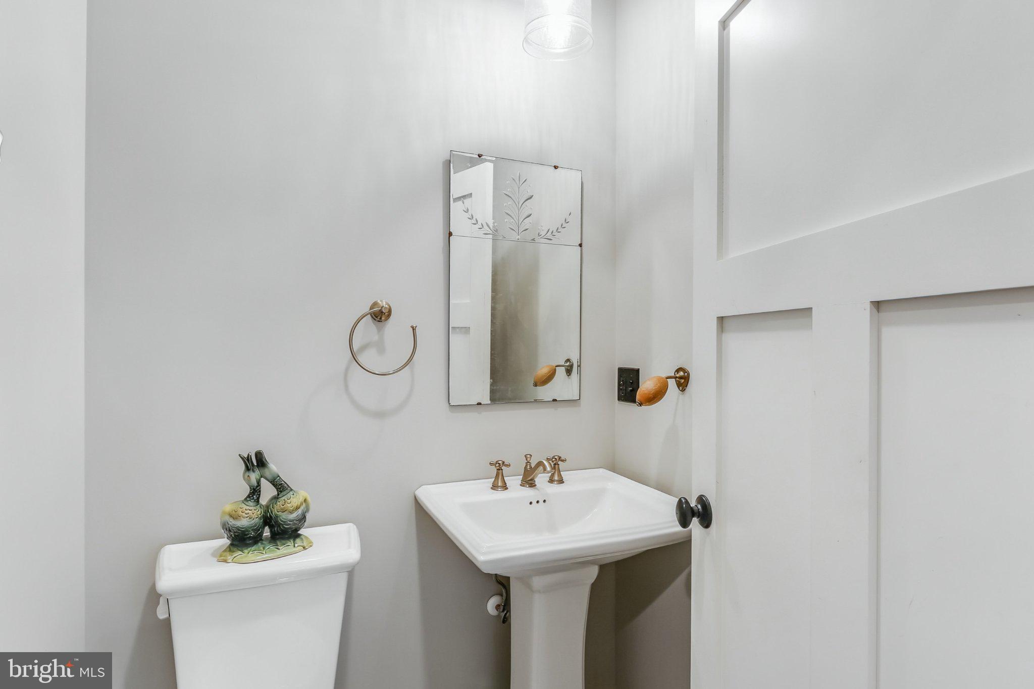 6 Maple Grove Road Mohnton, PA 19540 - Photo 16 of 55 Charming powder room with elegant fixtures.