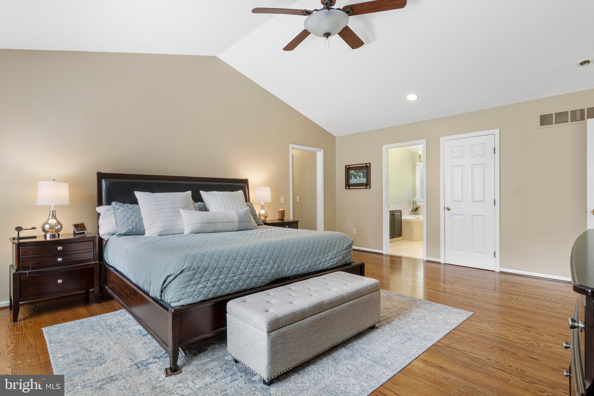 427 Buttonwood Road Landenberg, PA 19350 - Photo 54 of 82 a spacious bedroom with a bed and wooden floor