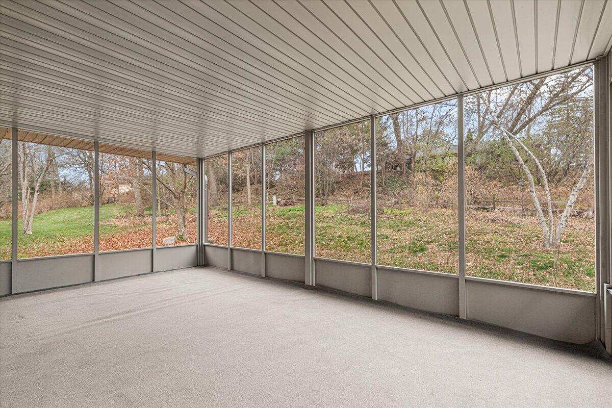 7525 North Redwood Road Glendale, WI 53209 - Photo 22 of 29 Spacious 3-Season Room Off Family Room