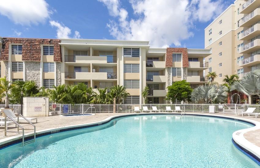9357 Southwest 77th Avenue, Unit 853033 Miami, FL 33156 - Photo 12 of 17 a swimming pool with outdoor view and sitting space