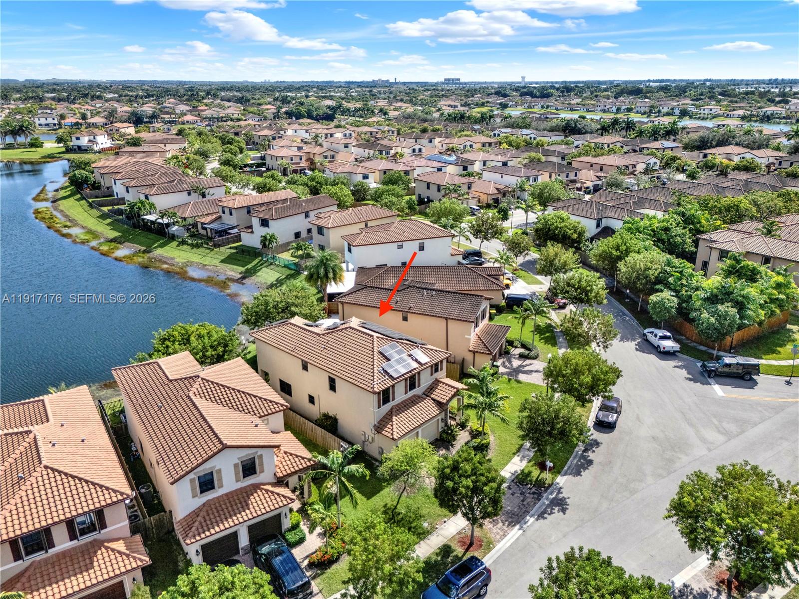 217 Northeast 23rd Terrace Homestead, FL 33033 - Photo 40 of 59 an aerial view of a residential houses with city view
