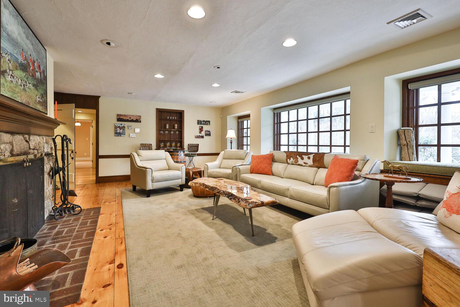 1256 Valley Road Rydal, PA 19046 - Photo 13 of 78 Great room with pine floors
